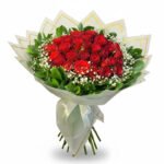 Kraliçe Duruşu 41’li Kırmızı Gül Buketi