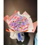 İthal 41 Pembe Mor Gül Buketi