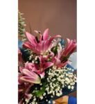Pembe Lilyum Buketi