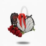Kelebek Çantasında 11 Kırmızı Gül – Özel Tasarım Romantik Hediye