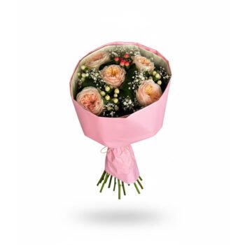 Romantik Pembe Ekvator Gül Buketi