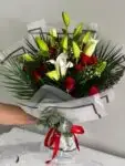 LİLYUM VE GÜL BUKETİ