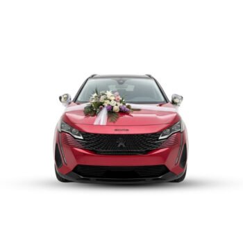 Gelin Arabası Çiçeği – Pembe & Lila Zarif Aranjman