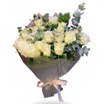 White Harmony Gül Buketi