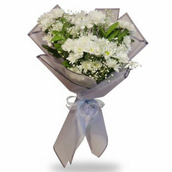 İnci Beyazı Papatya Buketi