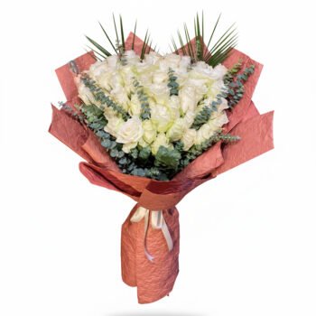 Sonsuz Saflık Gül Buketi