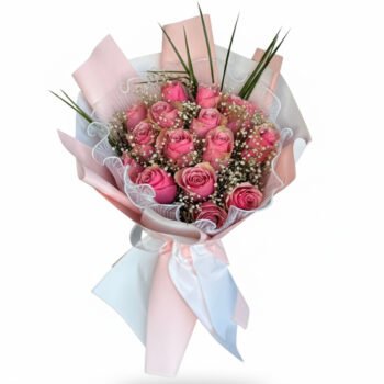 Rose Élise – Premium Pembe Gül Buketi