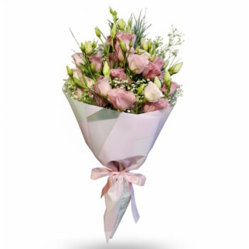 Mini Pink Lisi – Pembe Lisyantus Buketi