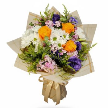 Renkli Yaz Esintisi Karışık Çiçek Buketi