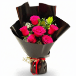 6’lı Kırmızı Gül Buketi – Şık, Zarif ve Anlamlı Hediye