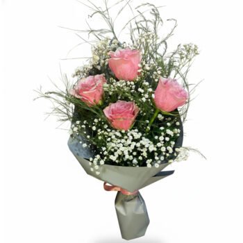 Pembe Düş – Mini Gül Buketi