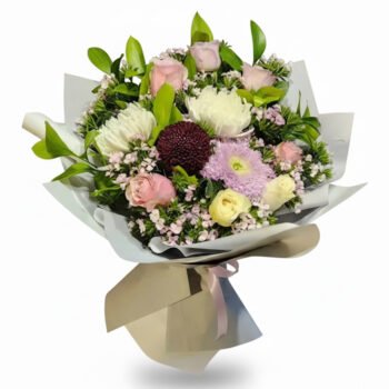 Pastel Rüya Karışık Gül Çiçek Buketi