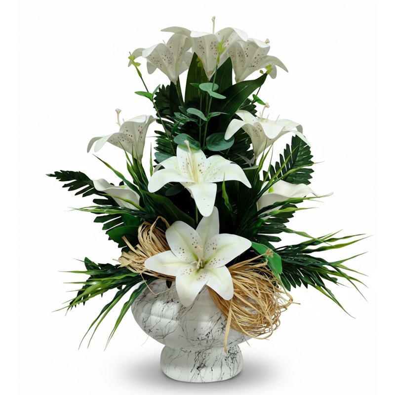 Saksıda Yapay Çiçek-9