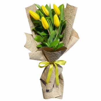 Sunny Delight Sarı Lale Buketi