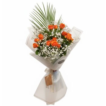 Turuncu Çardak Gül Buketi