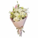 Blanche Élégance – Beyaz Lisyantus Buketi