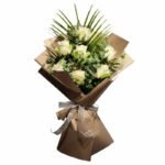 Royal Cream – 7’li Beyaz Gül Buketi